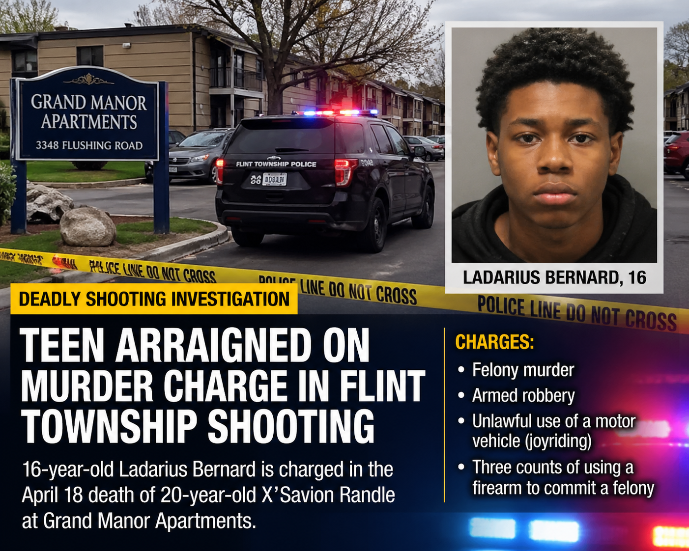 Ladarius Bernard, Flint